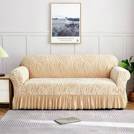 Zebra Velvet Sofa Cover (Skin)