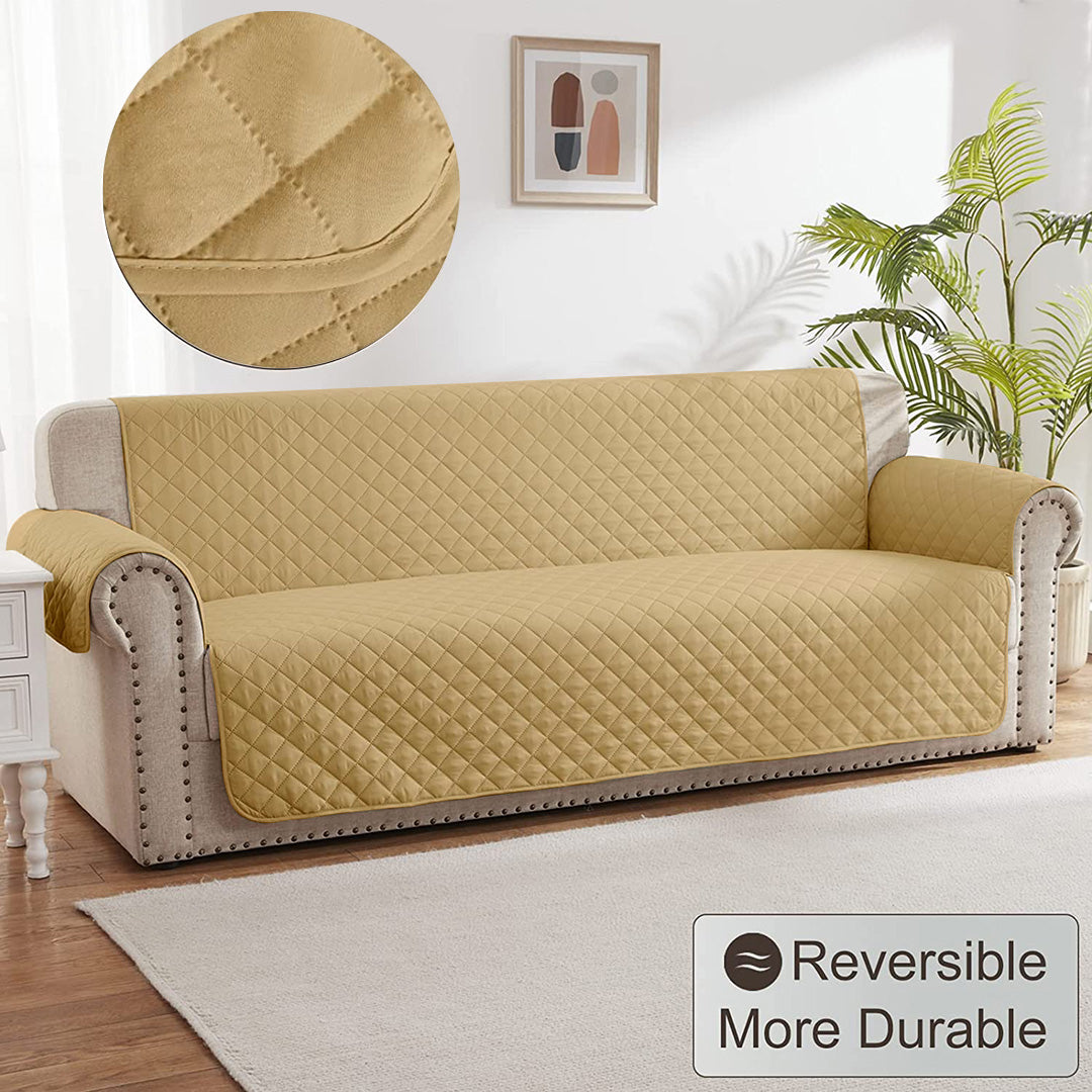 Cotton Quilted Sofa Covers - All Colors & Sizes Are Available