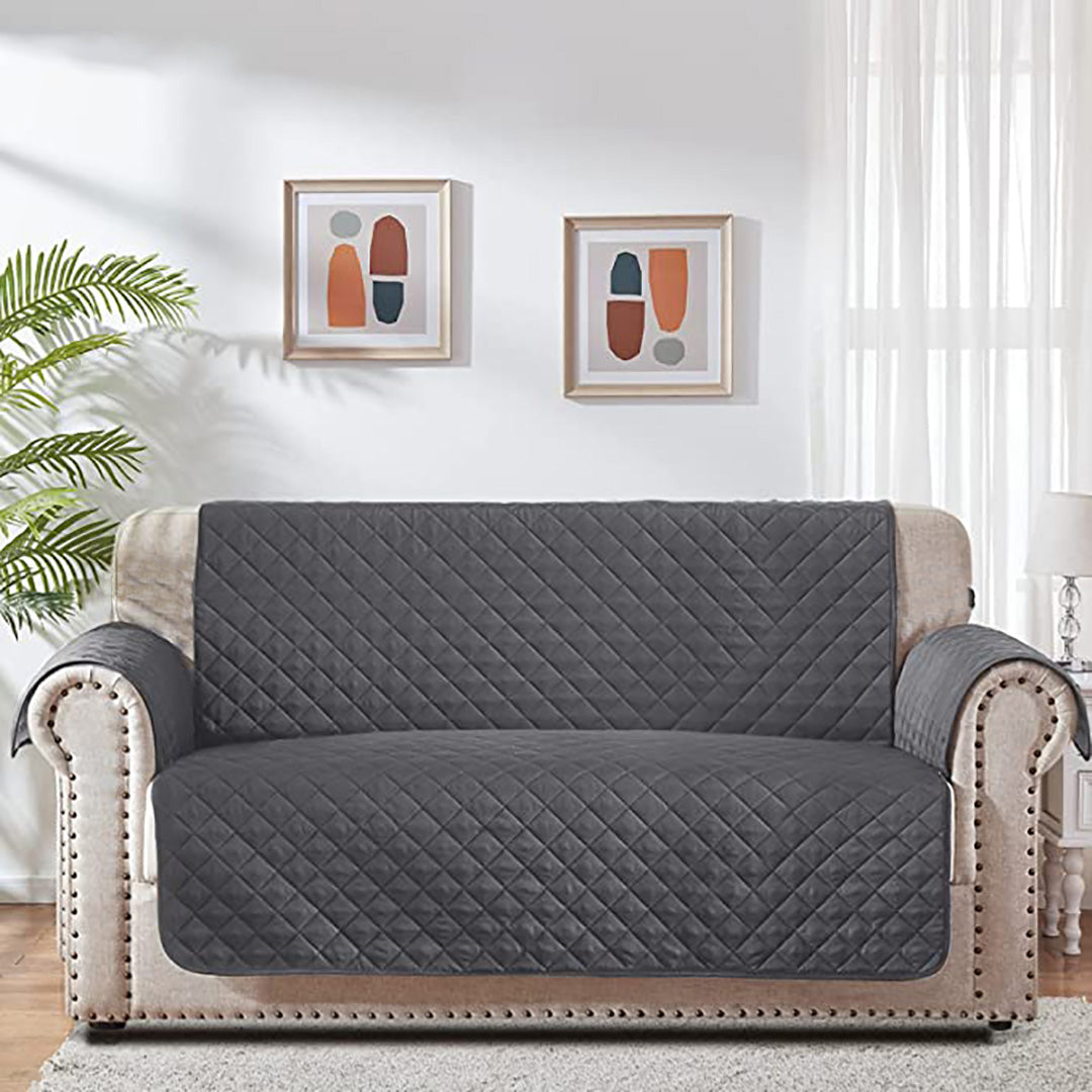 Cotton Quilted Sofa Covers - All Colors & Sizes Are Available