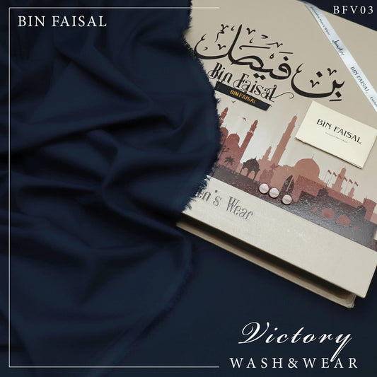 Luxury Wash & Wear”-Navy Blue BFV03