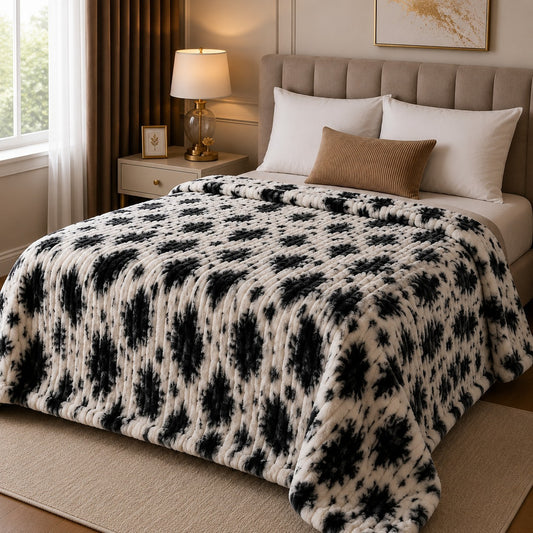 Bubble Printed Super Soft AC Blanket (SH 201)