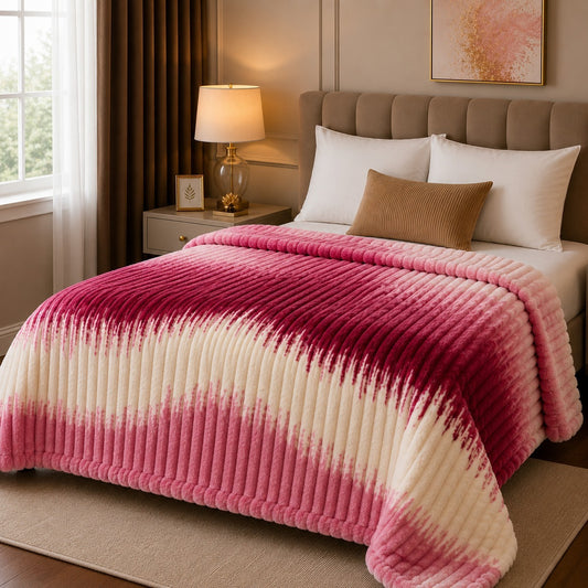 Bubble Printed Super Soft AC Blanket (SH 207)
