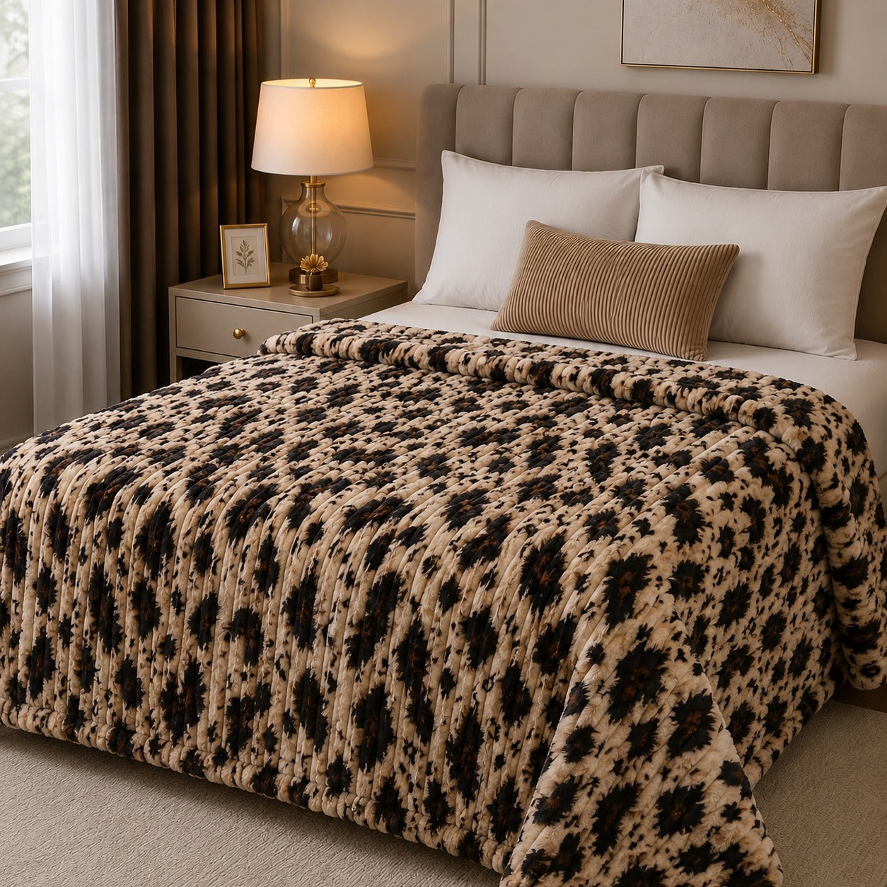 Bubble Printed Super Soft AC Blanket (SH 212)